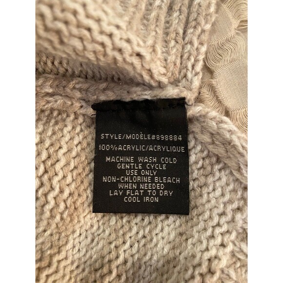 Say What? White Tiger Crew Neck Size Large Unique Holiday Fun Christmas Sweater - Picture 8 of 10